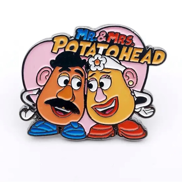 Disney Accessories - 1 LEFT‼️ XL Mr. & Mrs. Potato Head Enamel Pin Disney Toy Story Couple Fan Gift